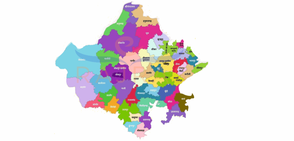 राजस्थान के नवीन जिलों का गठन